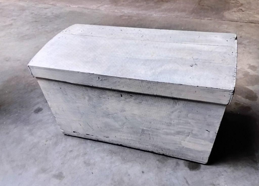 Antieke witte dekenkist, Antiek en Kunst, Ophalen