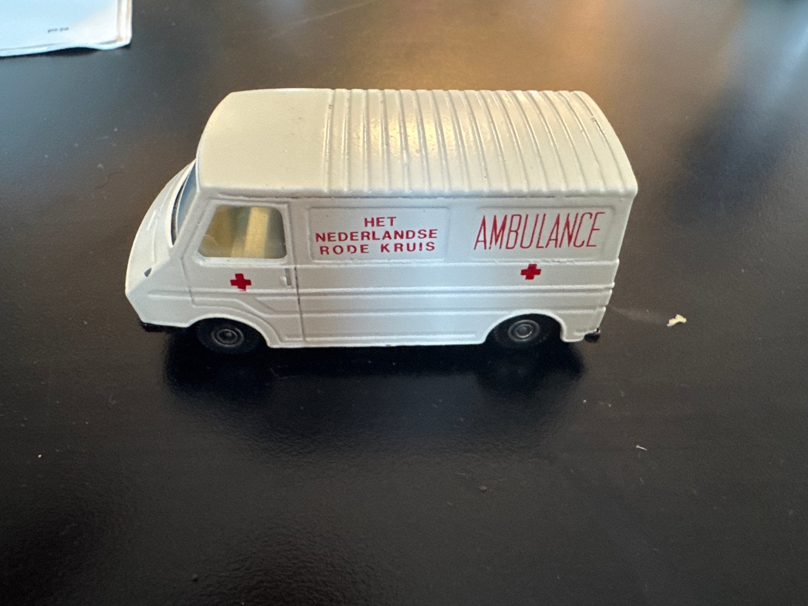 Dinky Toys Fiat 242 Ambulance Rode Kruis, Ophalen of Verzenden, Gebruikt