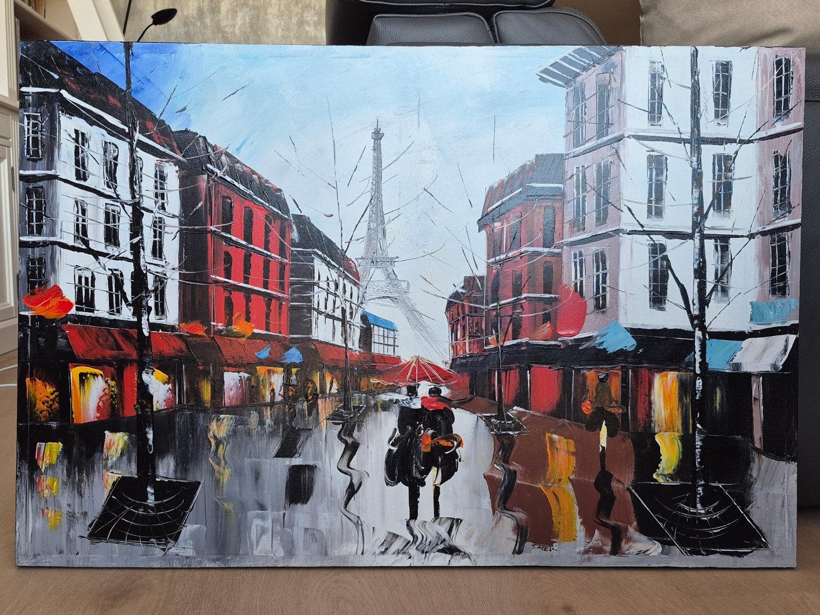 olie verf schilderij, Ophalen, 50 – 75, Zo goed als nieuw, Schilderij