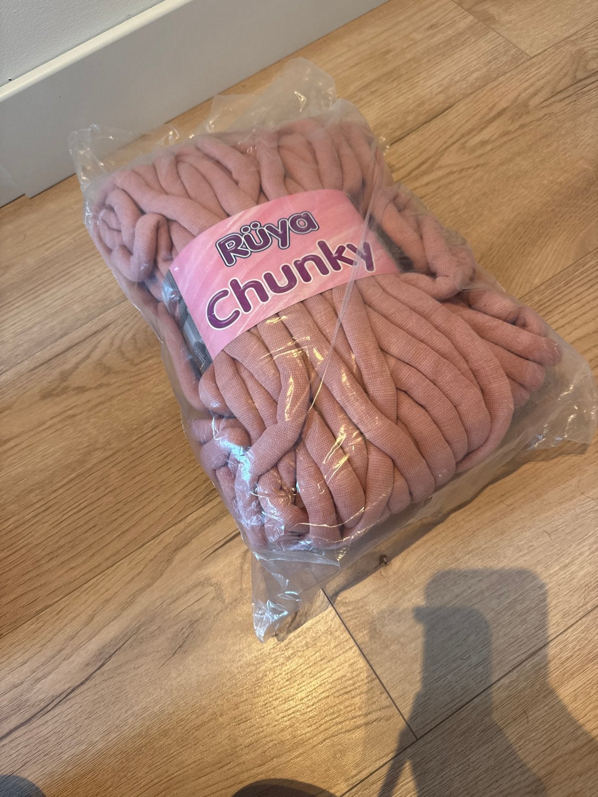 XXL Chunky Wol Garen - Roze (1000g), Ophalen, Nieuw, Breien of Haken, Wol of Garen