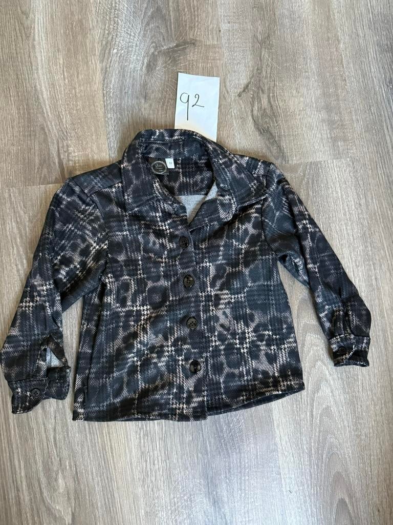 Panter blouse • Maat 92, Ophalen of Verzenden, Zo goed als nieuw, Meisje, Overhemd of Blouse