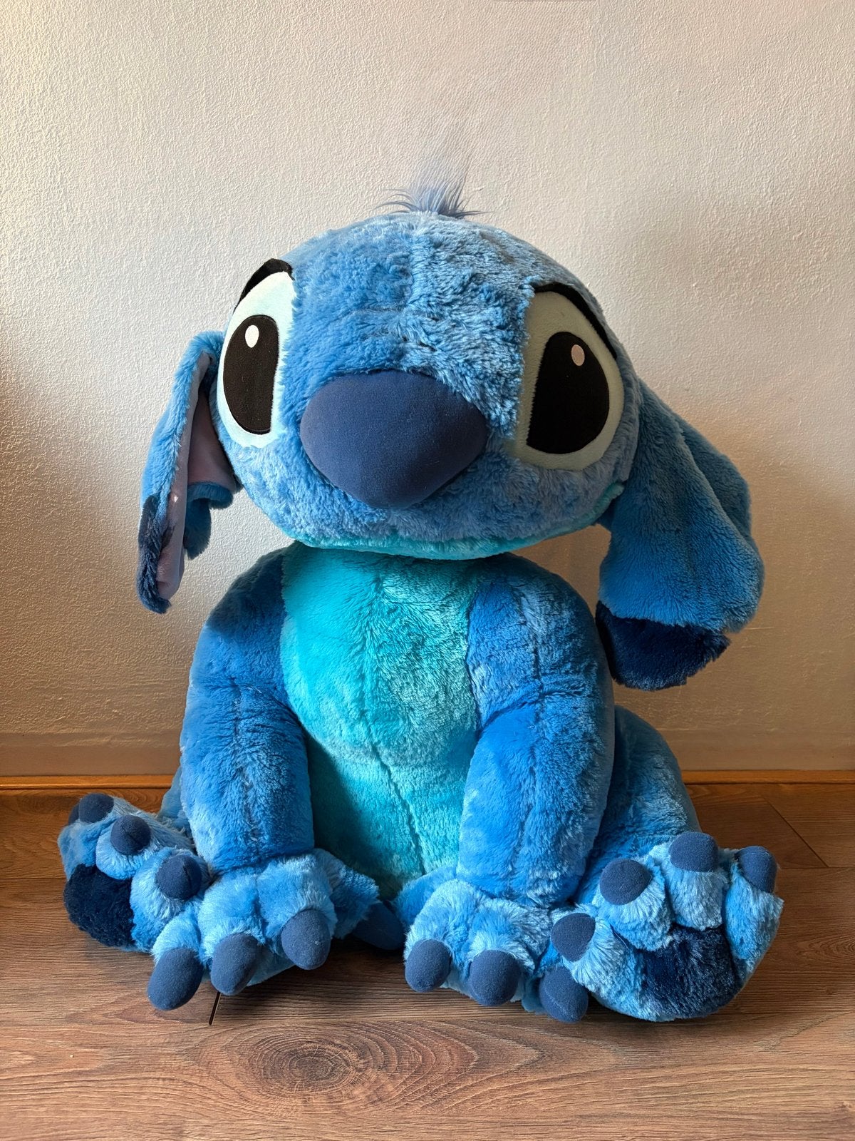 Originele Grote Disney Store Stitch Knuffel (55cm), Disney, Overige typen, Blauw, Ophalen of Verzenden