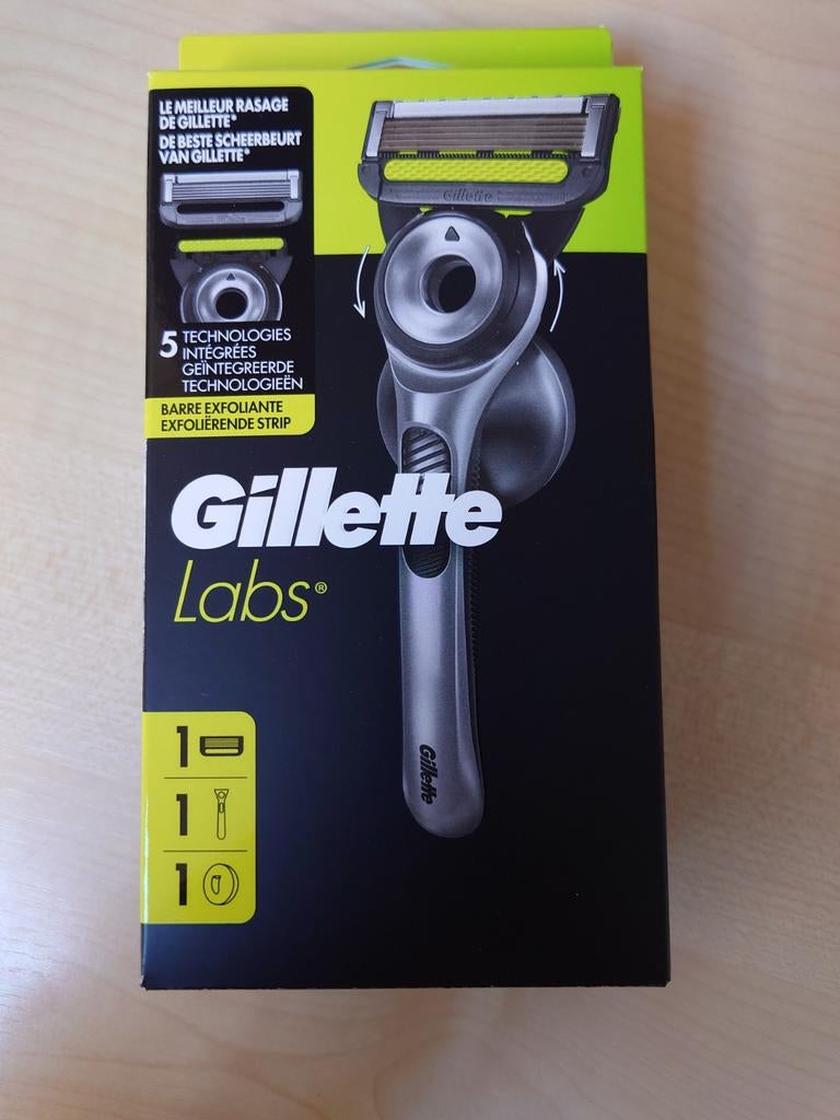 Gillette labs scheermesje NIEUW  houder en 1 mesje+magneet, Ophalen of Verzenden, Nieuw, Gehele gezicht