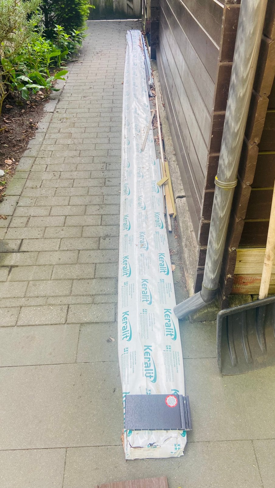 Keralit sponningsdeel 190 donkerbruin 2x6m, Doe-het-zelf en Verbouw, Platen en Panelen, Ophalen, Nieuw, Overige materialen, Minder dan 20 mm