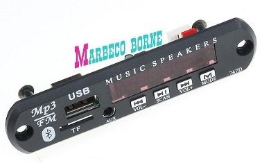 MP3, USB, micro SD speler, unit met FM radio, afstandsbed