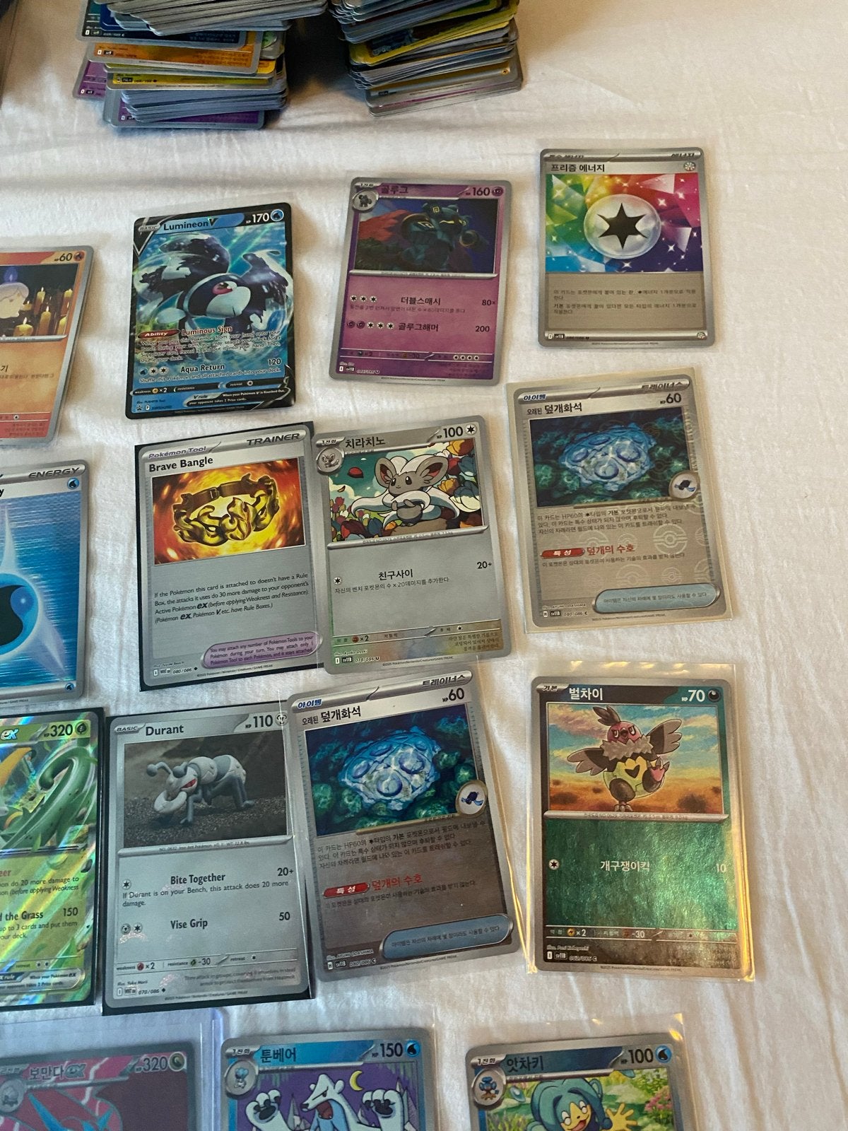 Grote collectie Pokémon kaarten - V, VMAX, EX, Full Art, Verzenden, Zo goed als nieuw, Meerdere kaarten, Foil