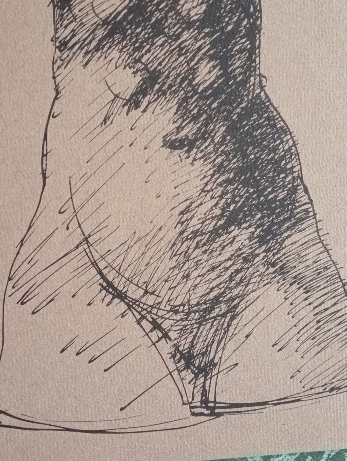 Rainer Kriester Lithografie naakt figuur 1980, Ophalen of Verzenden