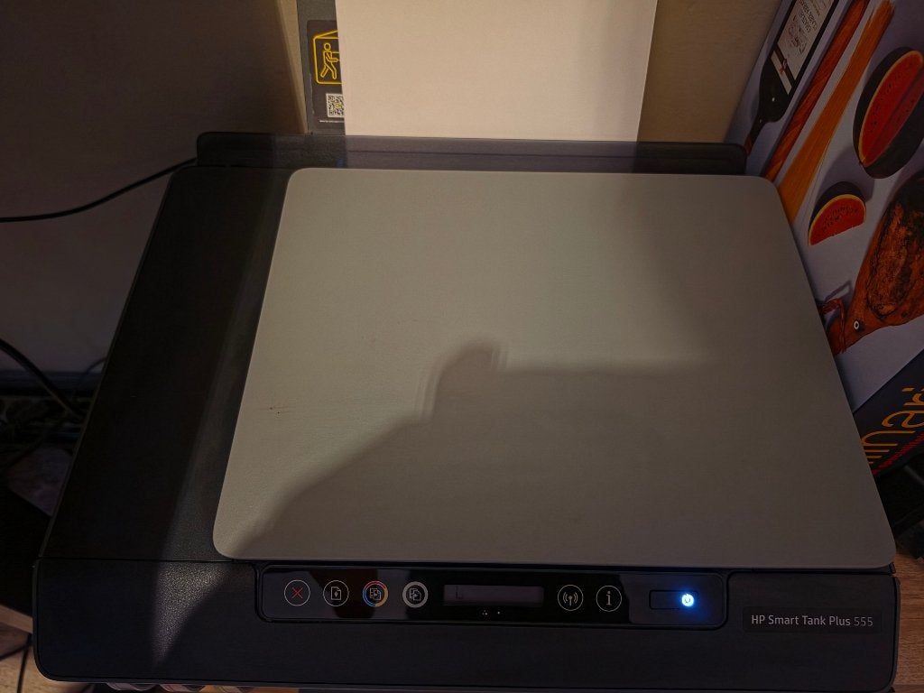HP Smart Tank Plus 555, Computers en Software, Printers, Ophalen, Inkjetprinter, All-in-one, Zo goed als nieuw