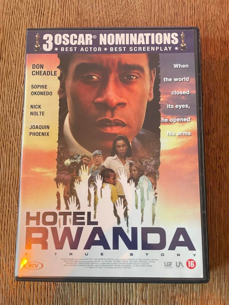 Hotel Rwanda DVD, Vanaf 16 jaar, Ophalen of Verzenden, Gebruikt, Waargebeurd drama
