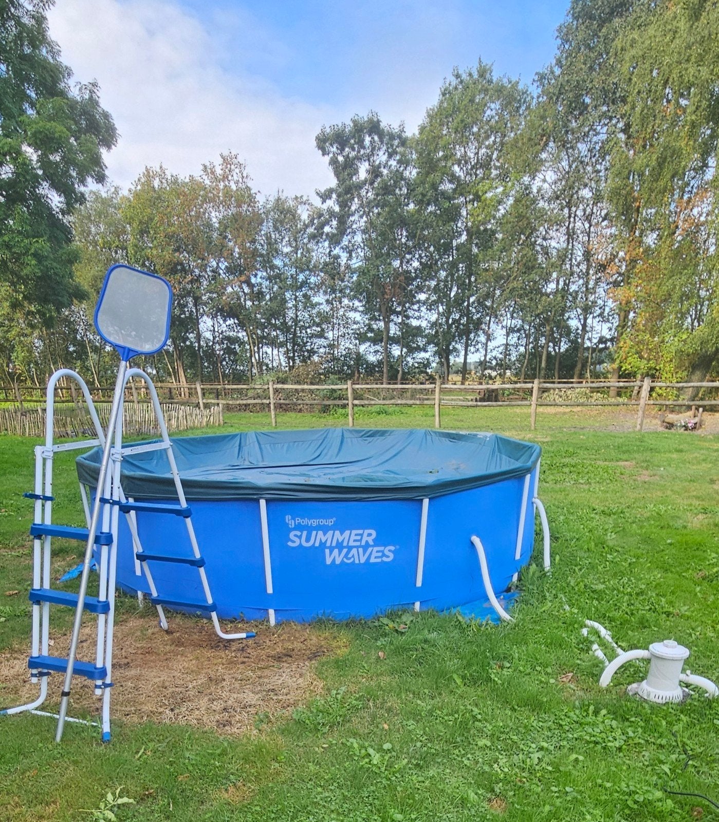 Zwembad compleet, Tuin en Terras, Zwembaden, 80 tot 120 cm, Rond, 300 cm of meer, Ophalen of Verzenden