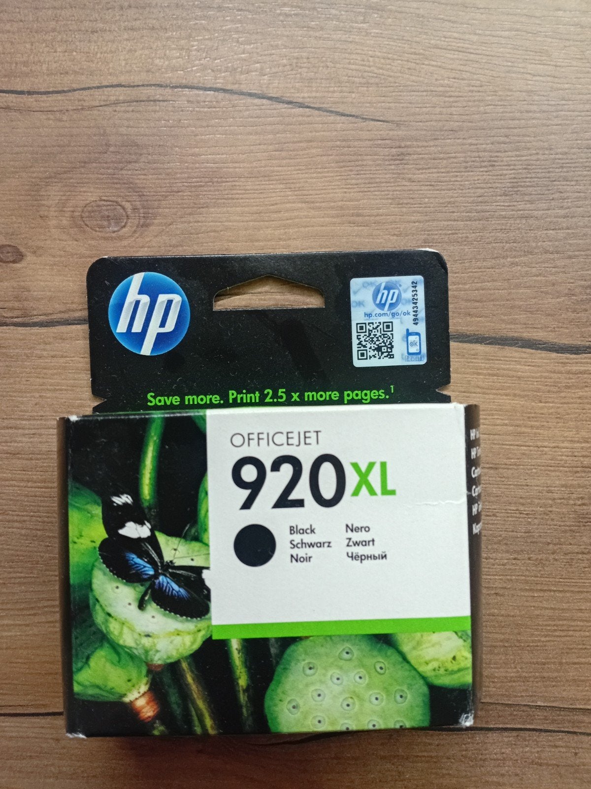 HP 920XL Zwarte Inktcartridge - Officejet Printers, Ophalen of Verzenden, Nieuw, Cartridge, HP