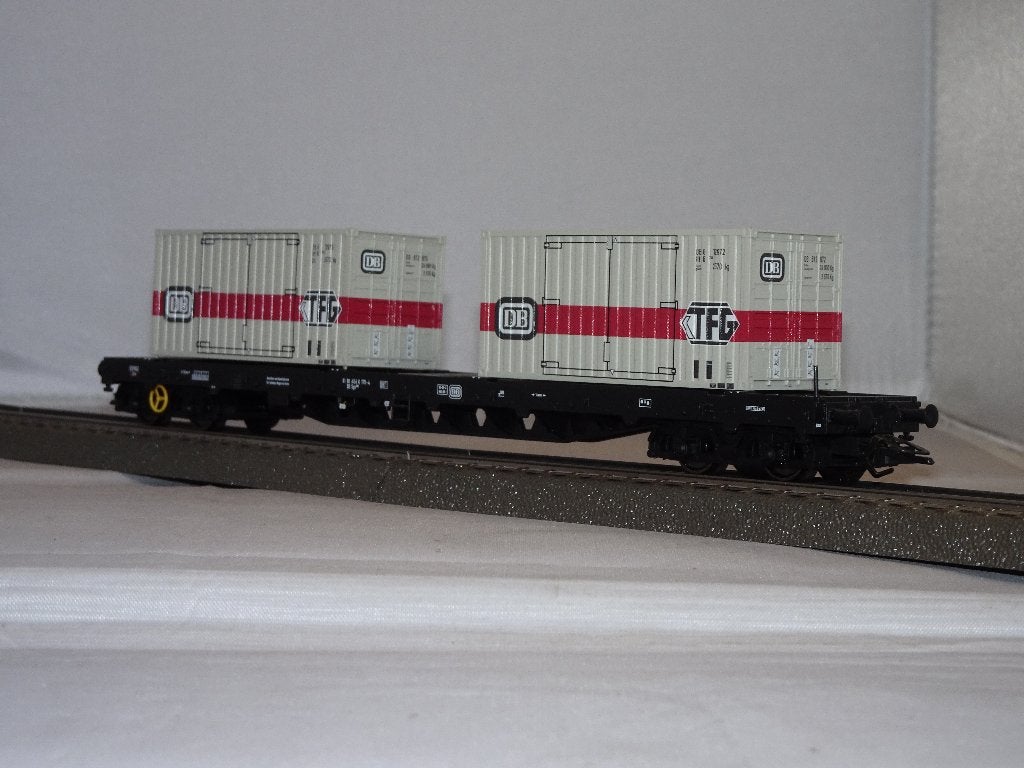 Marklin 47048 containerwagon DB NIEUW(#961), Wisselstroom, Ophalen of Verzenden, Märklin, Nieuw