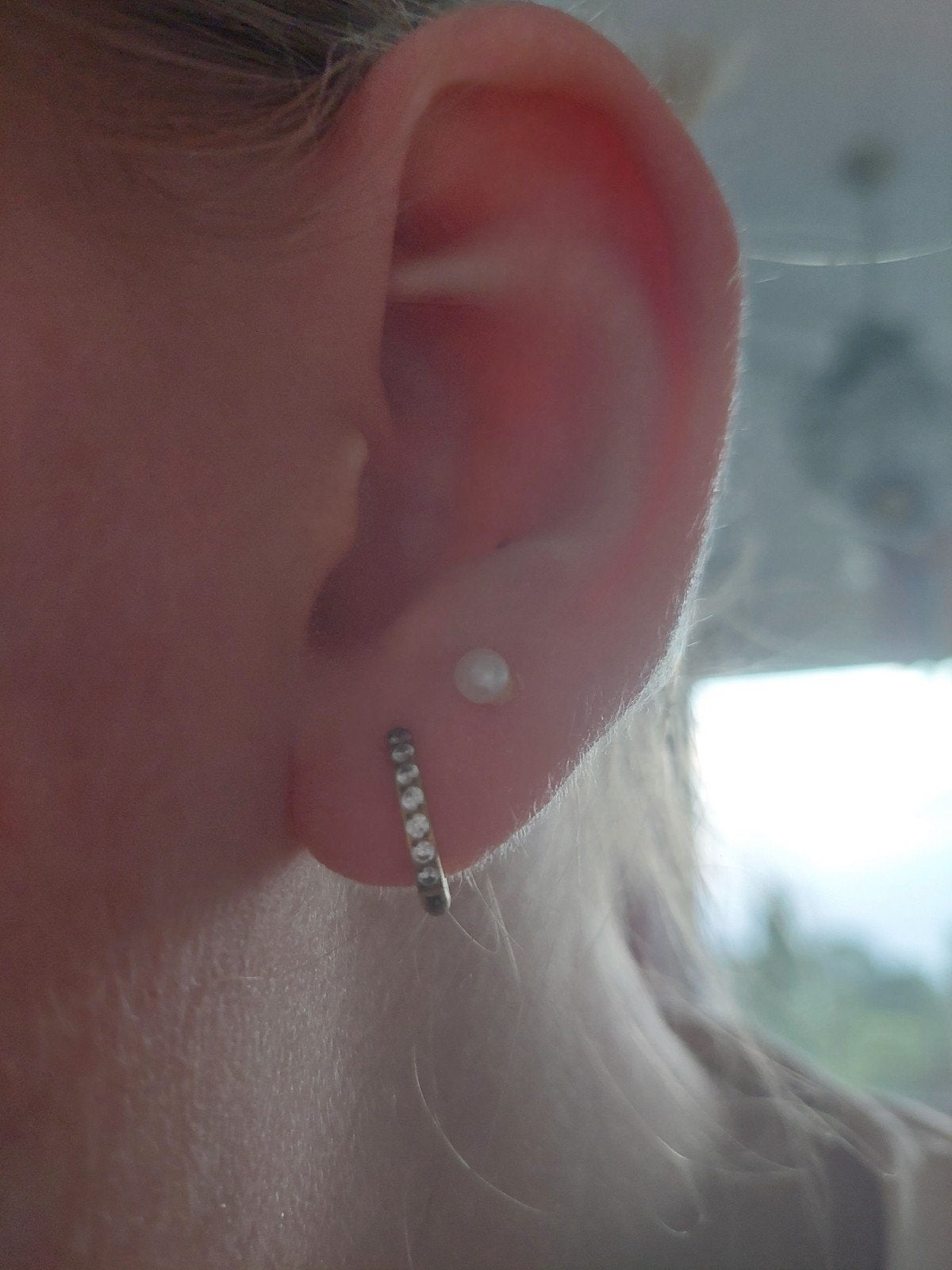 Leuke parels oorbellen, Sieraden, Tassen en Uiterlijk, Oorbellen, Overige materialen, Wit, Ophalen of Verzenden, Zo goed als nieuw