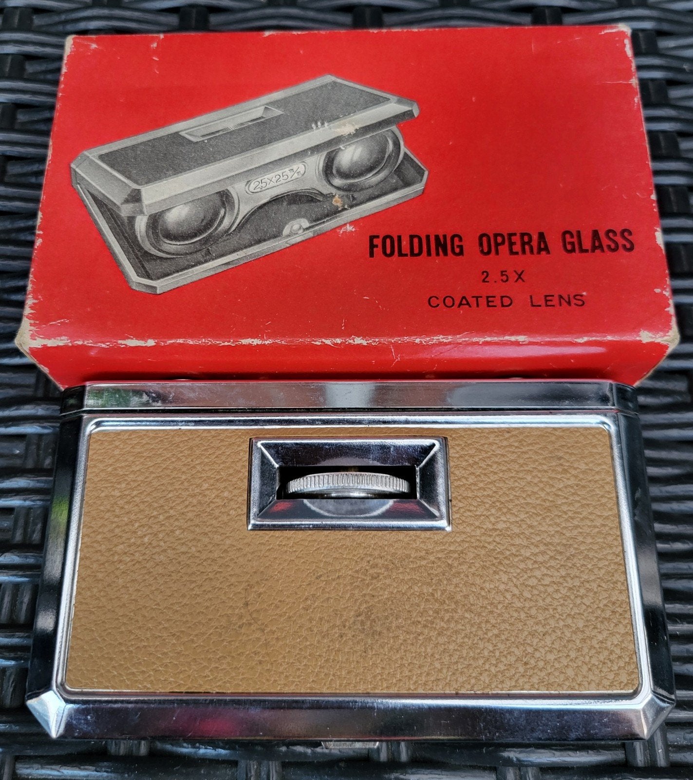 Vintage Toneelkijker Eikow 2.5x25mm - Made in Japan, Audio, Tv en Foto, Optische apparatuur | Verrekijkers, Ophalen, Gebruikt