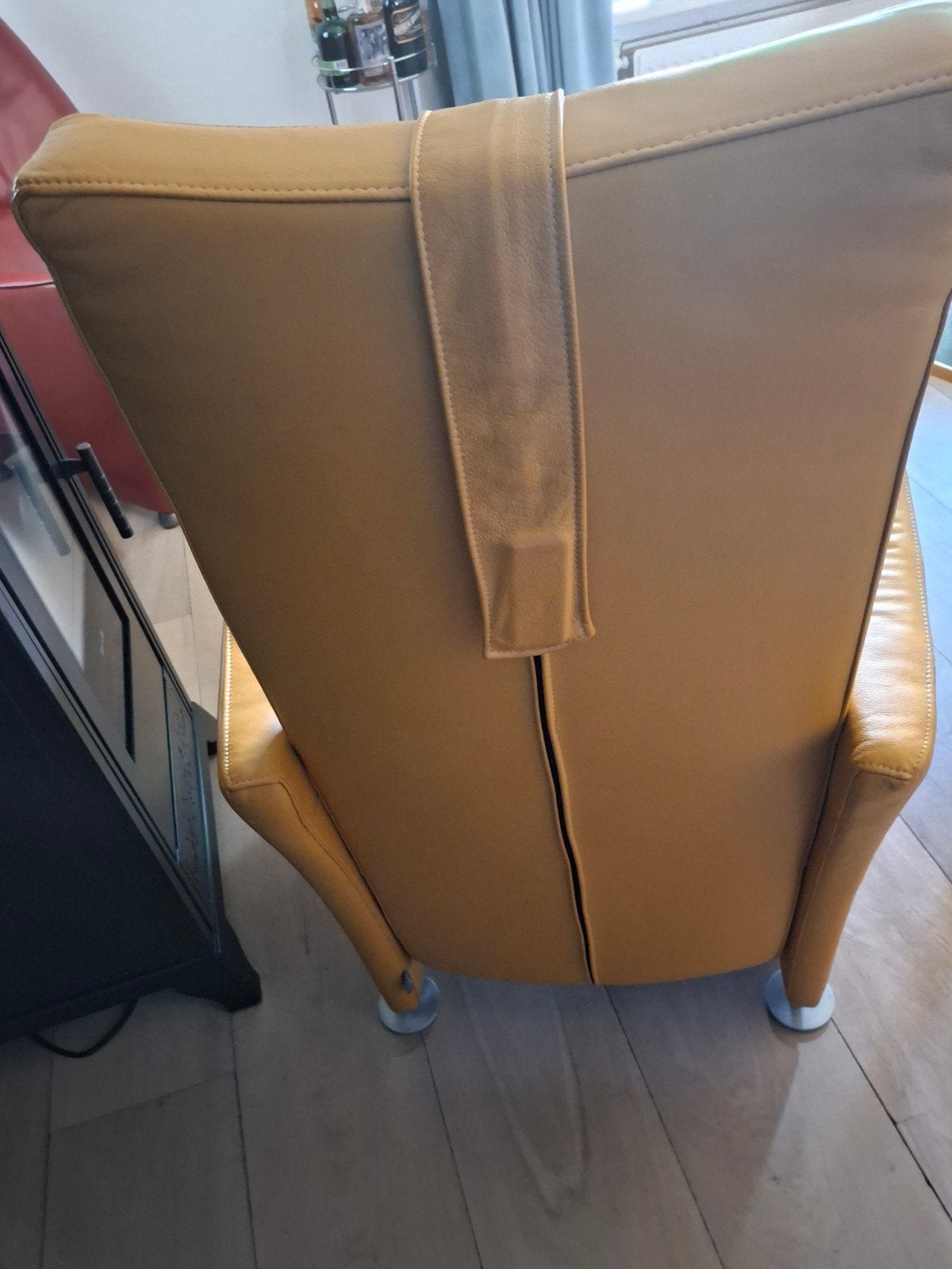 IN PRIJS VERLAAGD !EYECATCHER...Gealux relaxfauteuil, okerge, Huis en Inrichting, Fauteuils, Ophalen, Minder dan 75 cm, Modern, Comfort