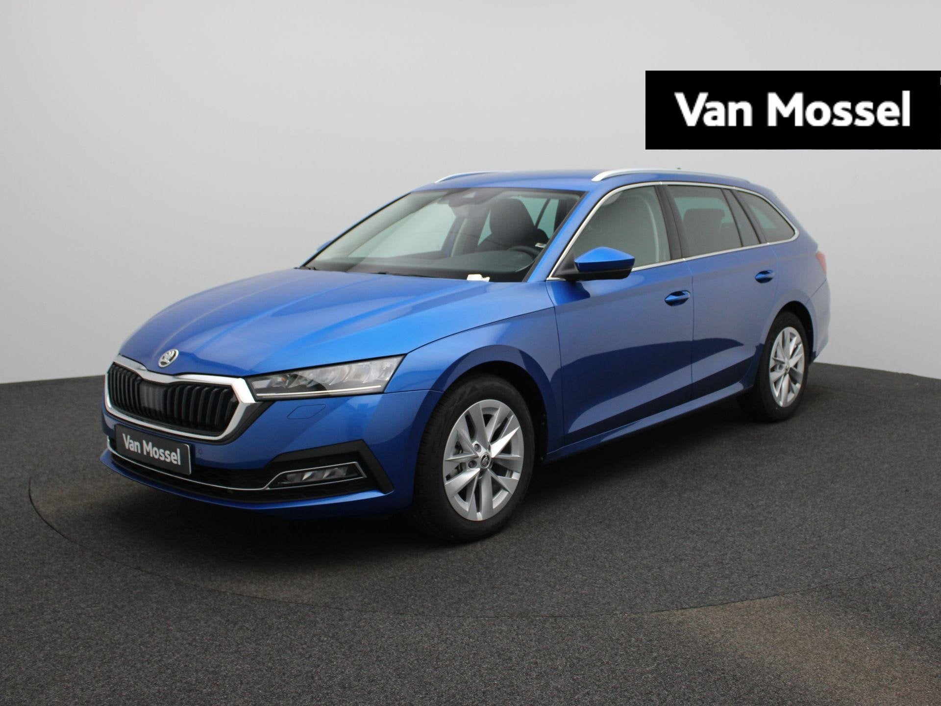 Skoda Octavia Combi 1.0 TSI Business Edition Plus 110 PK | L, Auto's, Skoda, 12 maanden, Stof, Gebruikt, Blauw