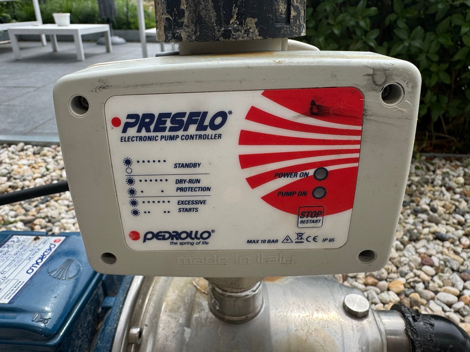 Pedrollo JCRm 2C Hydrofoorpomp met Presflo Controller, Ophalen of Verzenden, Gebruikt, Elektrisch, Hydrofoorpomp