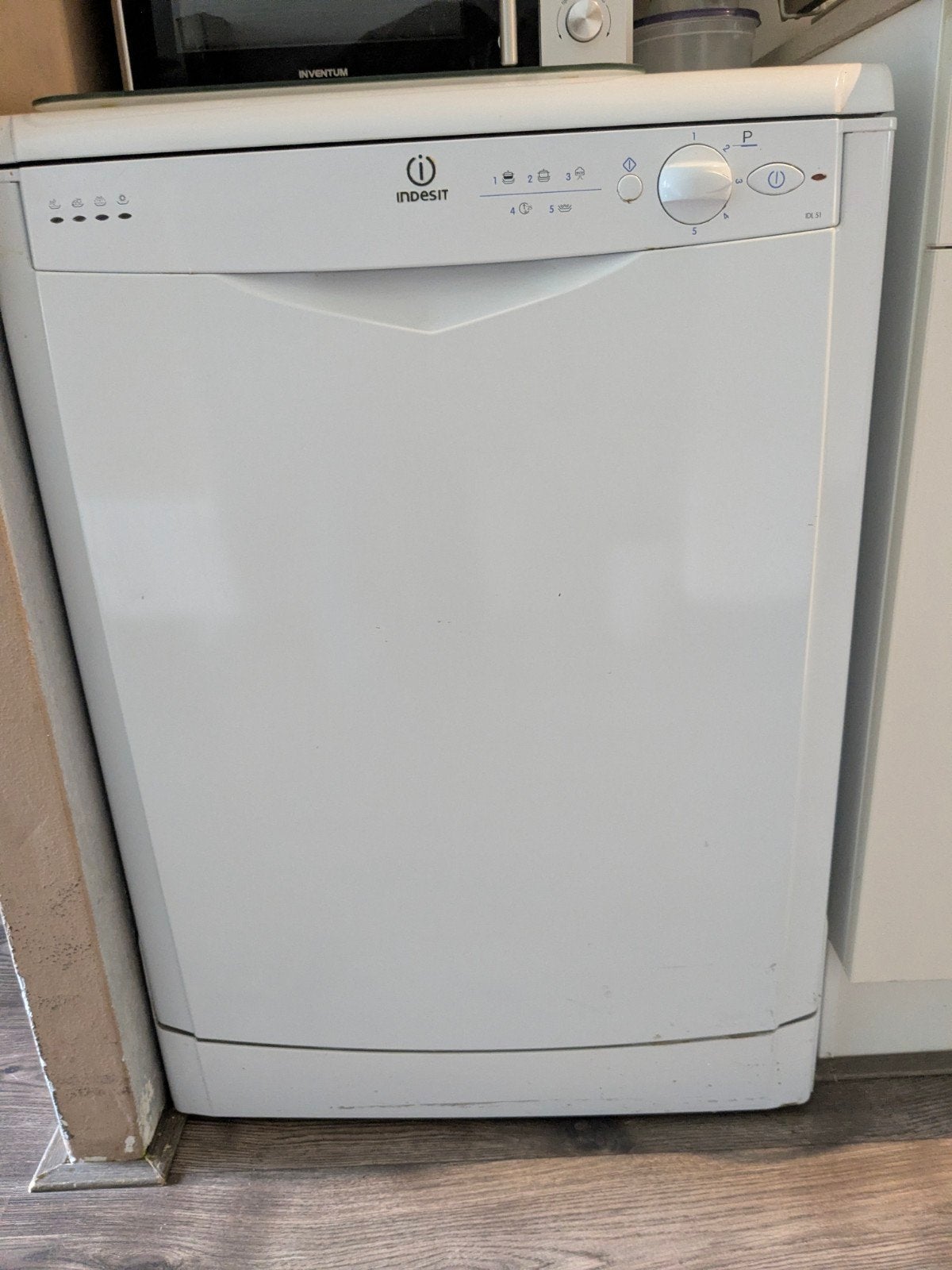 Vaatwasser Indesit wit ., Witgoed en Apparatuur, Ophalen of Verzenden, Gebruikt, 85 tot 90 cm