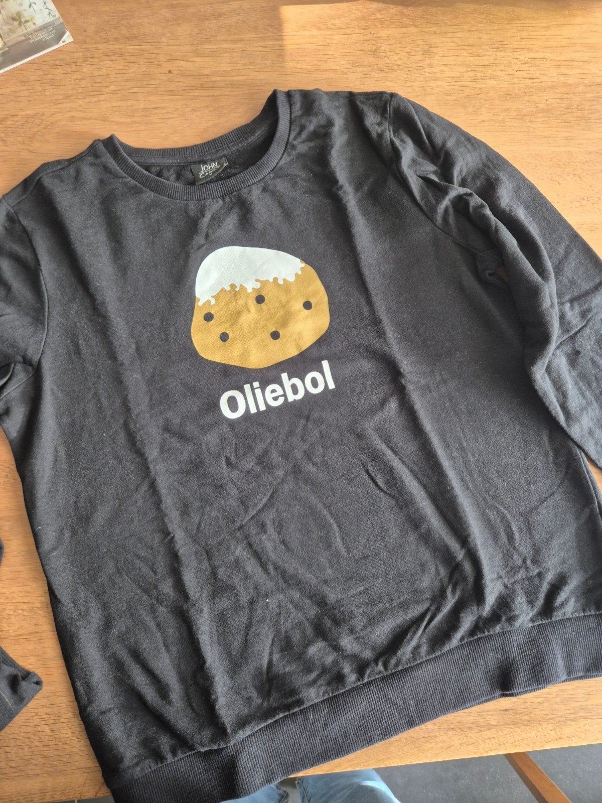 kerst/out en nieuw jaar trui/ sweater maat M, Ophalen, Nieuw, Zwart