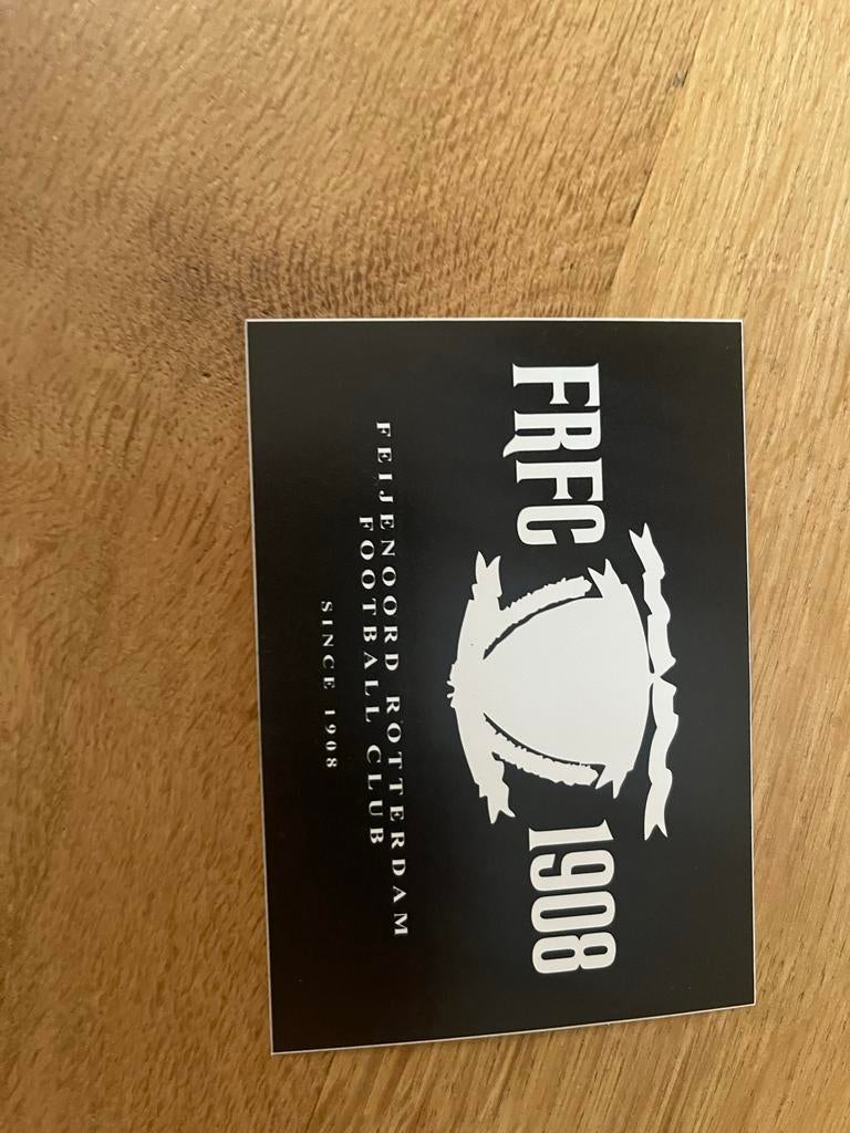 Feyenoord Sticker - FRFC 1908, Ophalen of Verzenden, Nieuw, Sport