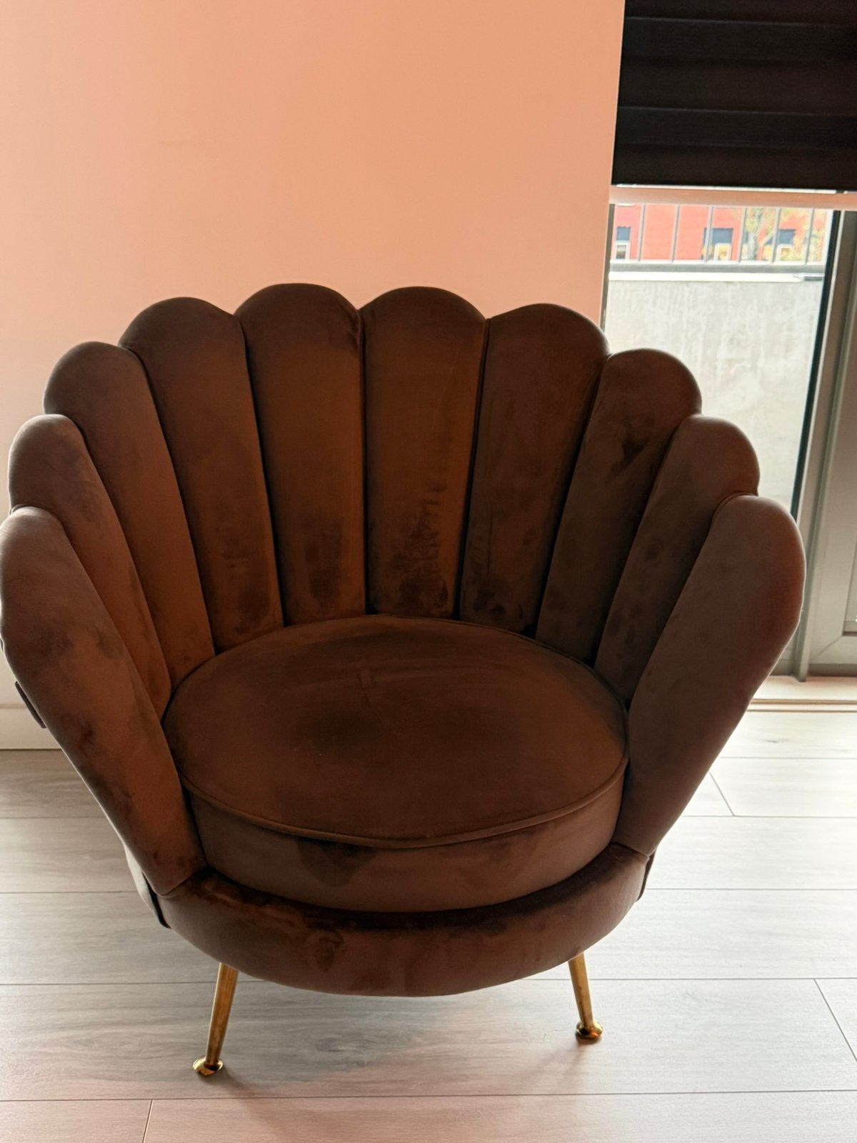 Luxe Richmond Interiors Fauteuil en Poef - Zo goed als nieuw, Ophalen, Minder dan 75 cm, Zo goed als nieuw, Stof