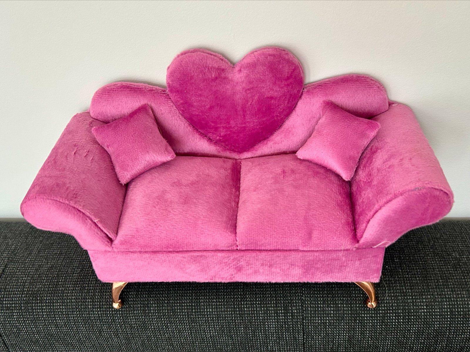 Sieraden doos van roze velours, Ophalen, Softcase, Roze, Zo goed als nieuw
