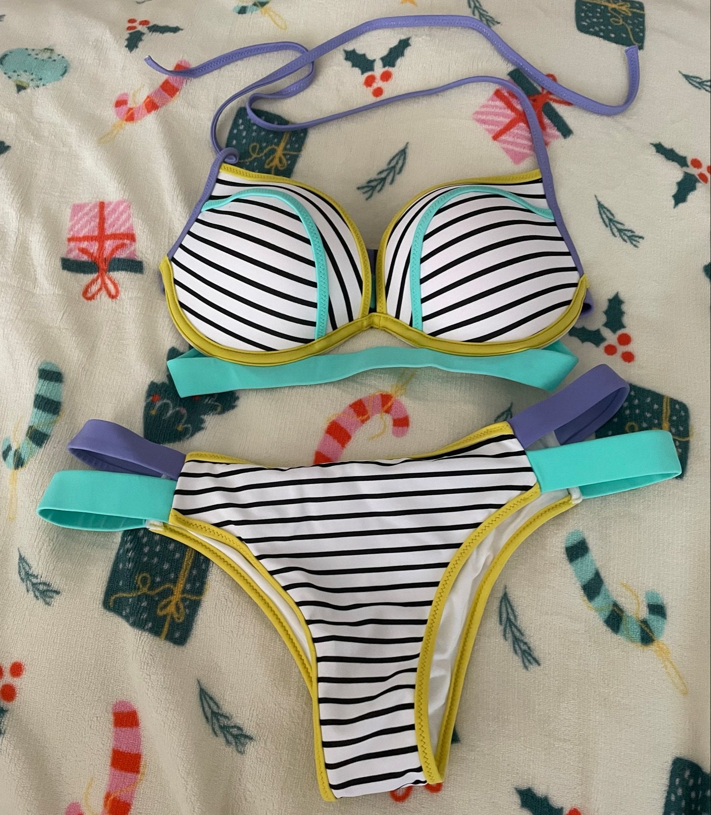 Victoria's Secret Pink bikini 32D / M - Nieuw, Ophalen of Verzenden, Nieuw, Meerkleurig, Bikini