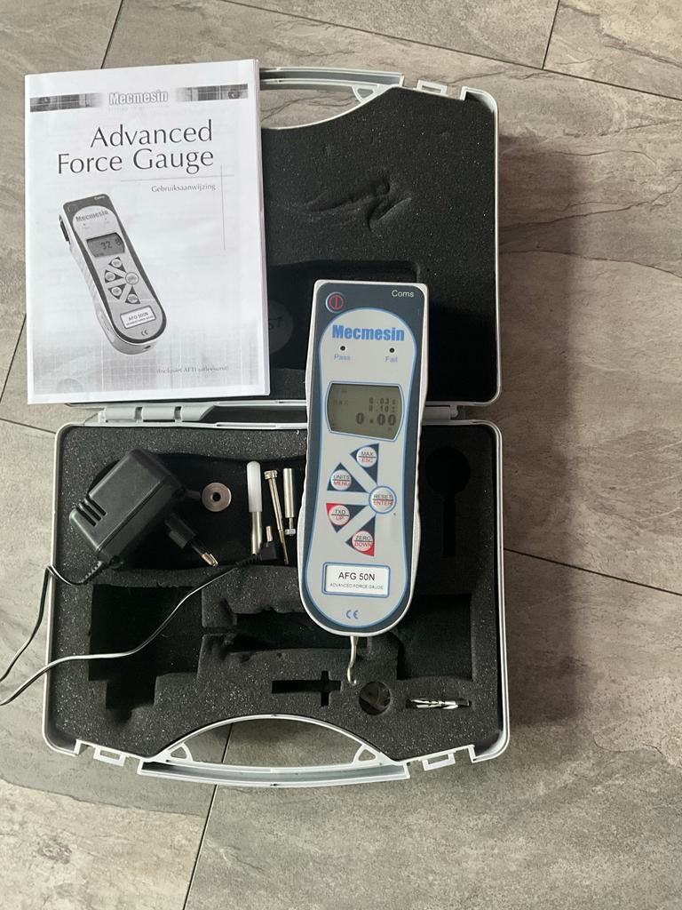 Mecmesin AFG 50N Advanced Force Gauge - Zo goed als nieuw, Ophalen of Verzenden, Zo goed als nieuw, 1 handset
