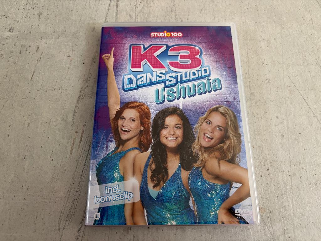 K3 - Dansstudio Ushuaia DVD, Alle leeftijden, Ophalen of Verzenden, Zo goed als nieuw