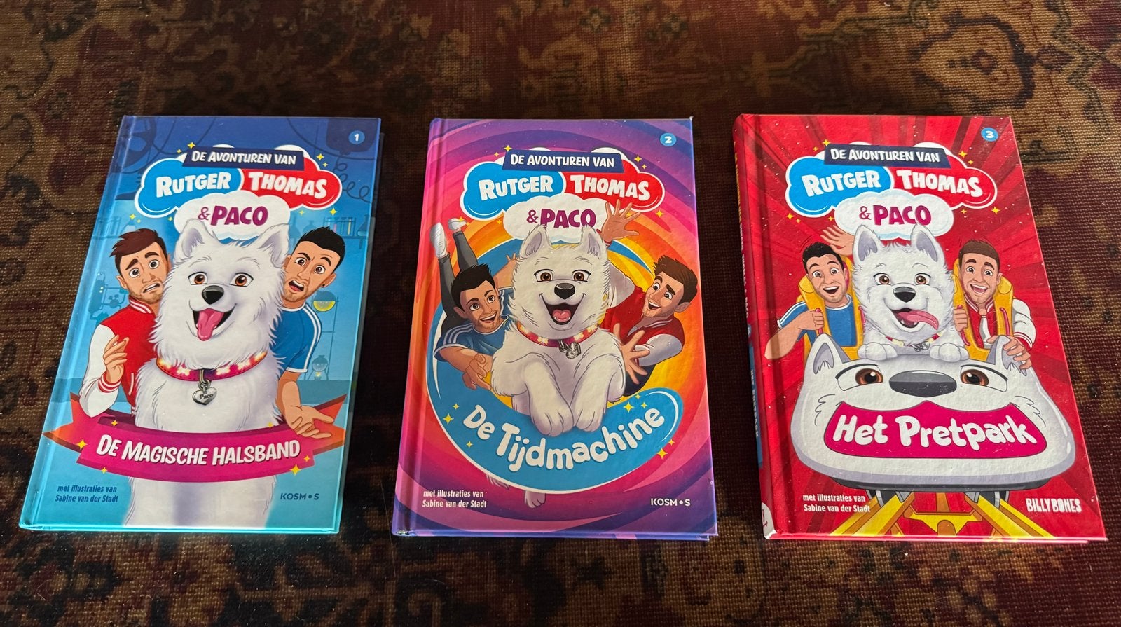 De Avonturen van Rutger, Thomas & Paco - 3 Boeken, Ophalen of Verzenden, Zo goed als nieuw, Fictie