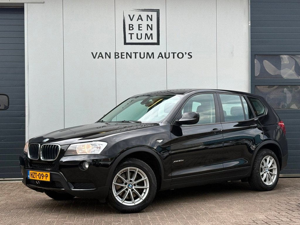 BMW X3 xDrive20d 184pk Clima Trekhaak, Euro 5, Stof, Zwart, 4 cilinders