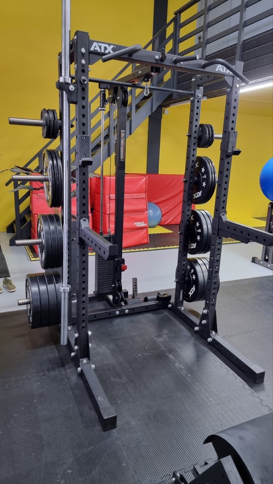 Atx/barbarian line halfrack met lat pulldown 125 kg