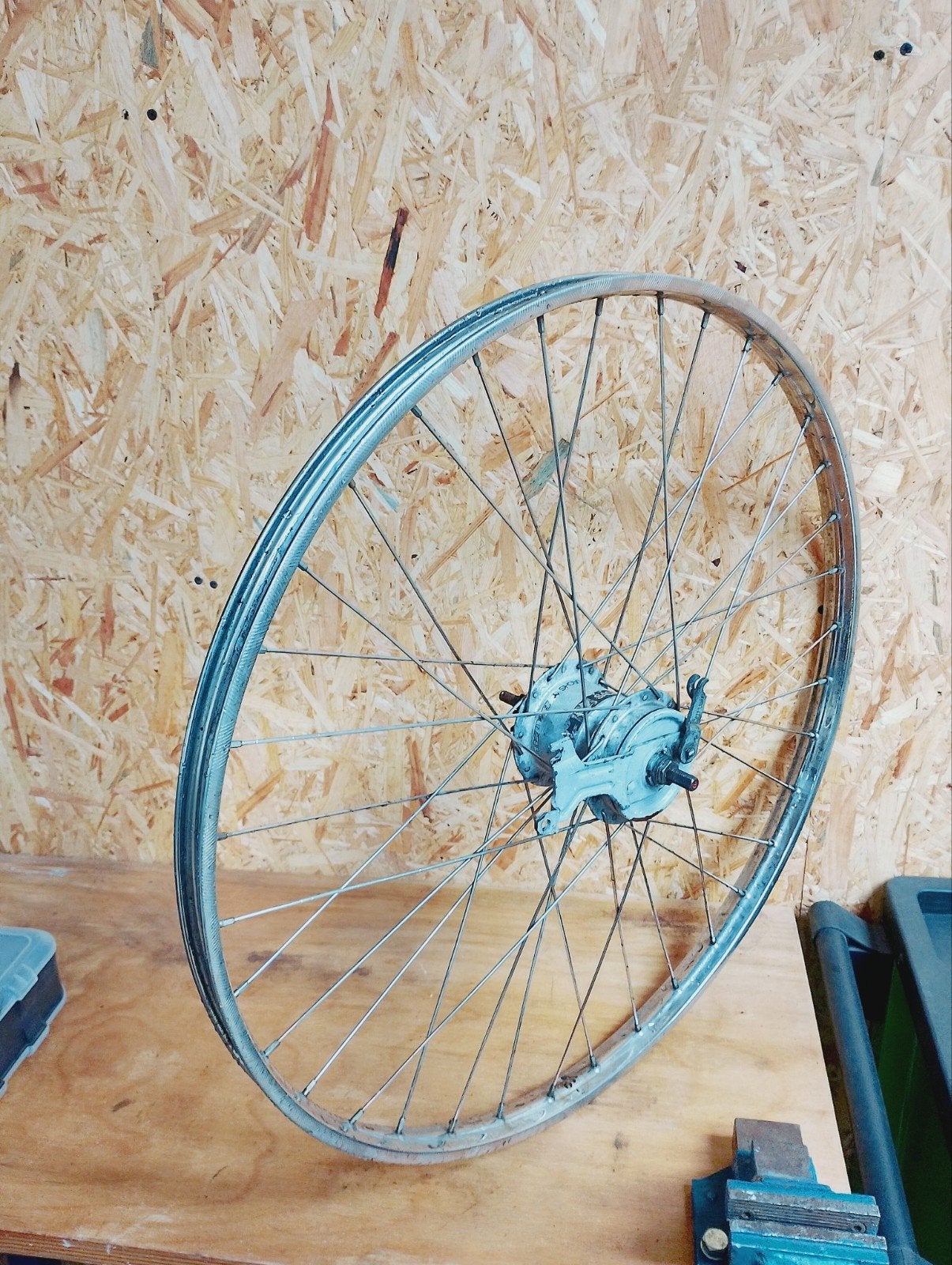 Fietswiel met Sachs naaf - Gebruikt, Gebruikt, Stadsfiets, Staal, Sachs