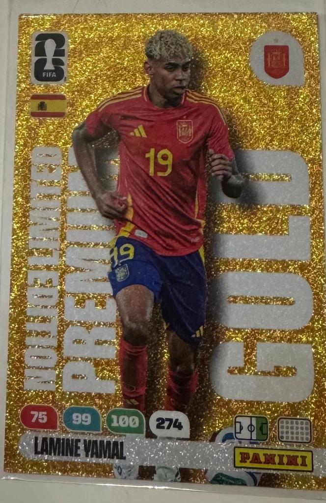 Panini Adrenalyn World Cup XL Limited Edition Gold Premium, Ophalen of Verzenden, Nieuw, Plaatje