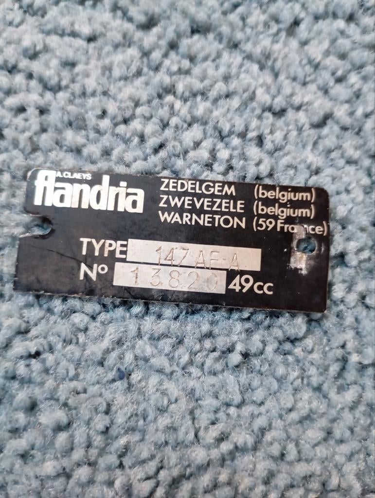 Vintage Flandria 49cc type 147AF-A België, Ophalen of Verzenden