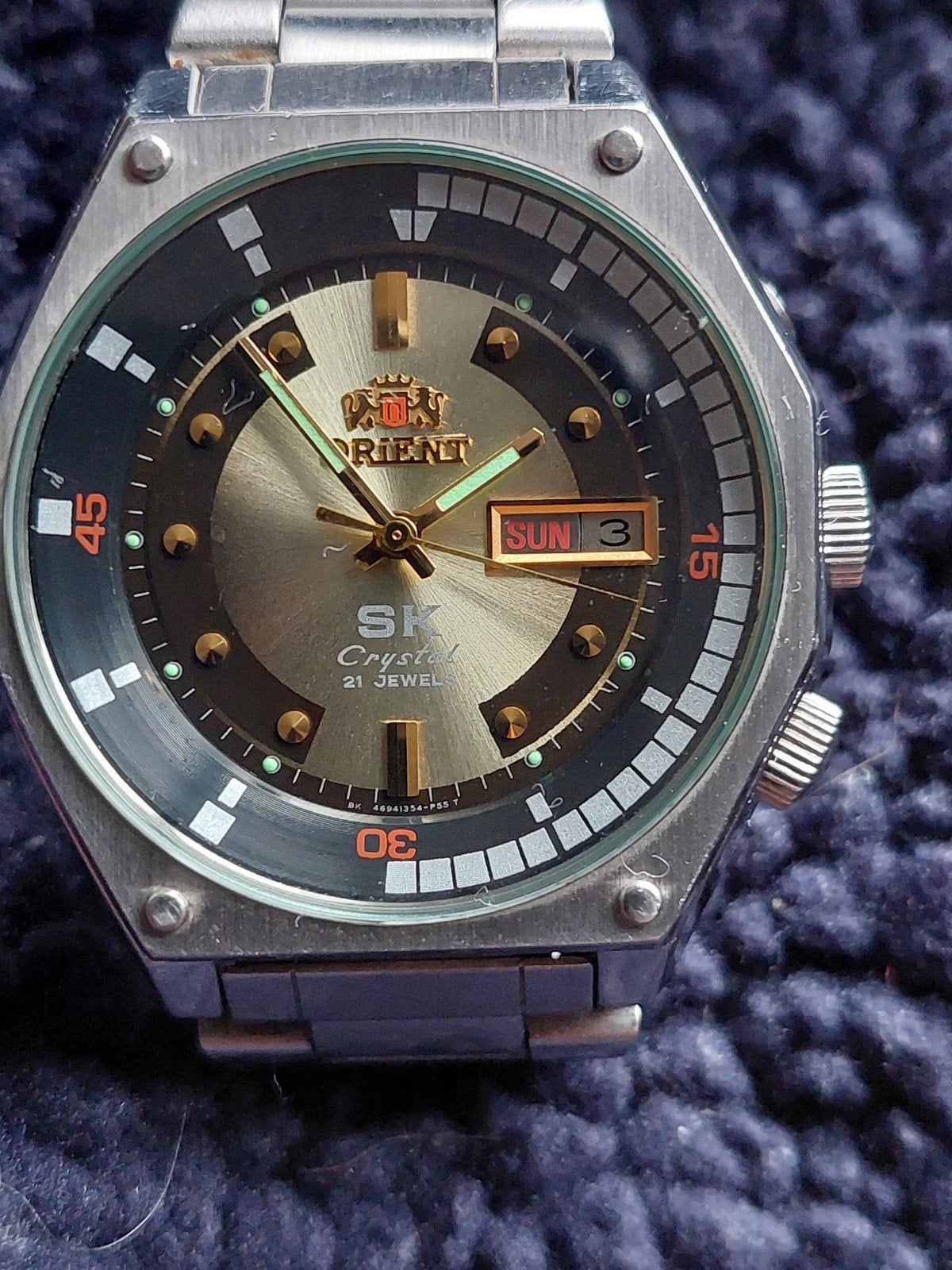 Orient sea king automatic, Ophalen of Verzenden, Staal, Overige merken