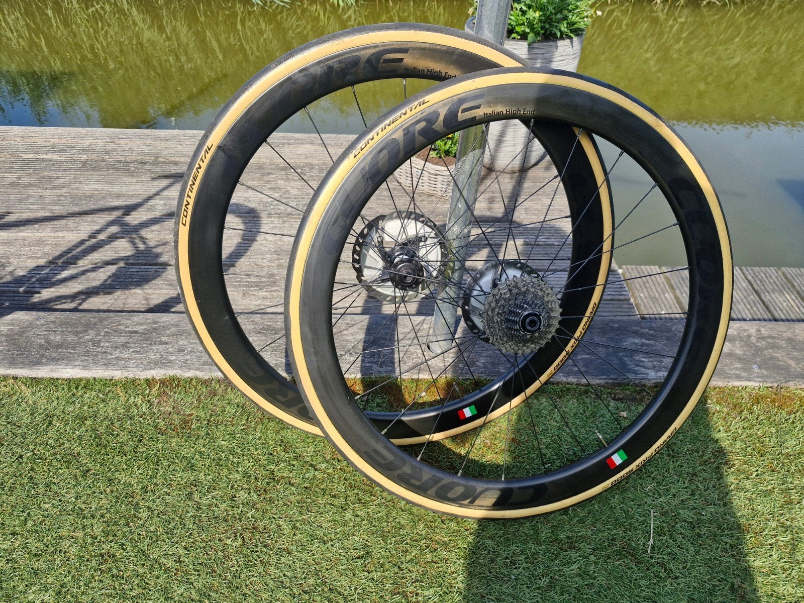 Carbon Cuore wielen met DT Swiss 350 naven 11-speed, Fietsen en Brommers, Fietsonderdelen, Cuore, Zo goed als nieuw, Racefiets