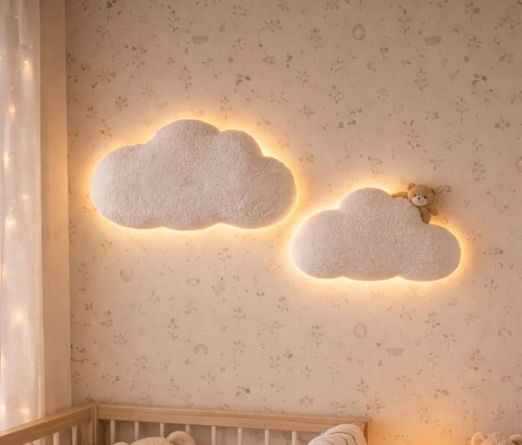 Wolkenlampjes / dreamlights voor baby-of kinderkamer, Ophalen of Verzenden, Nieuw, Lamp