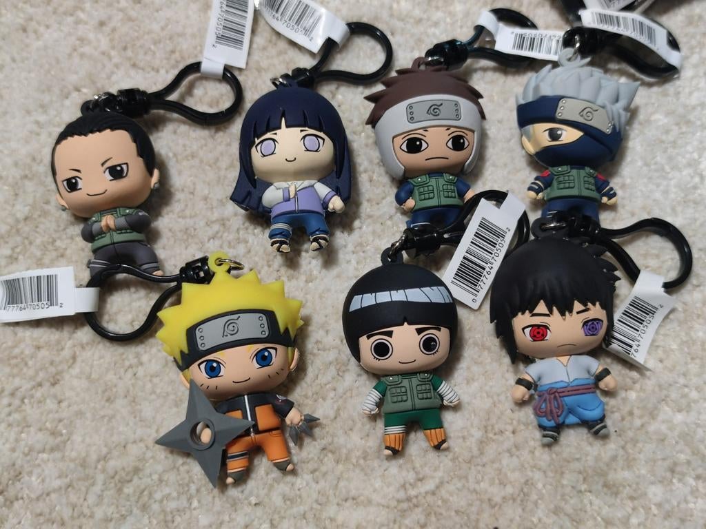 Naruto Figural Bag Clip Sleutelhanger Set of Losse Karakters, Ophalen of Verzenden