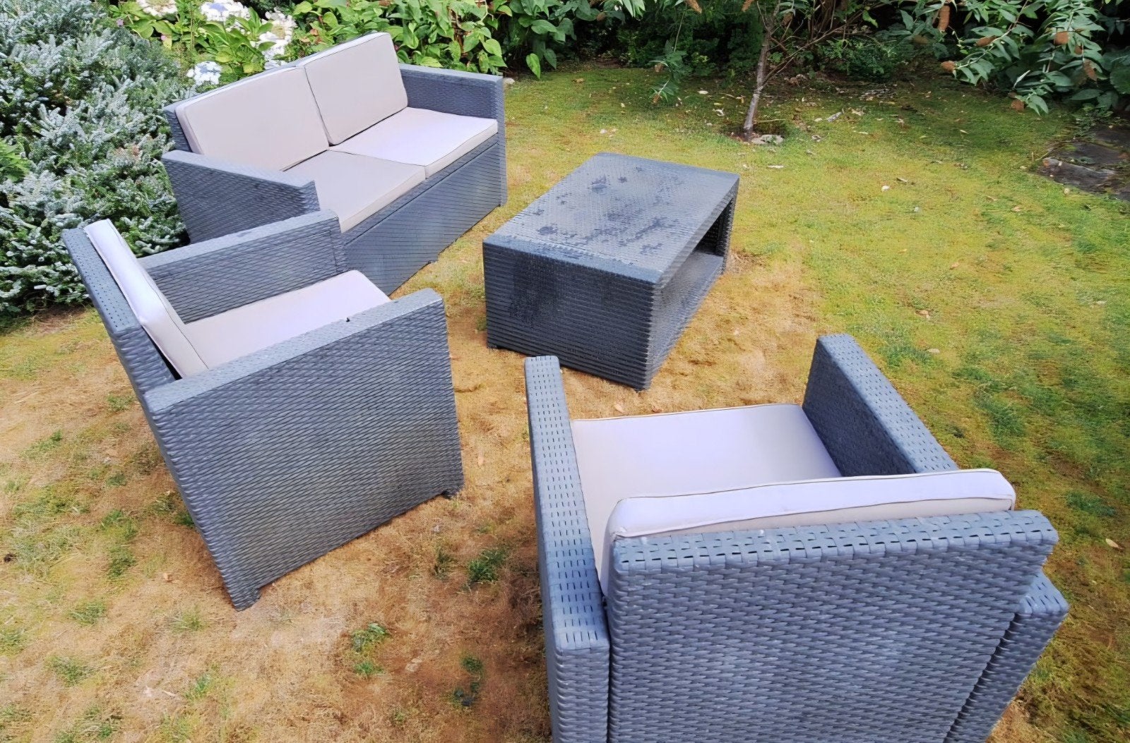 Tuinset, Ophalen, 4 zitplaatsen, Gebruikt, Loungeset