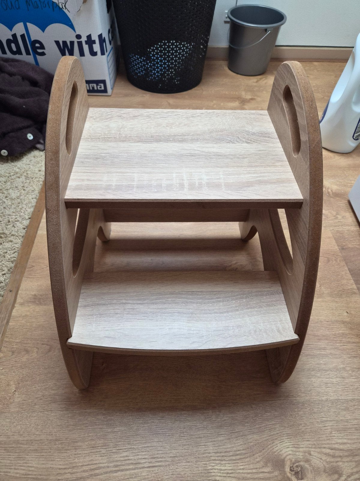 Houten trapje / opstapje, Ophalen, Nieuw, Hout