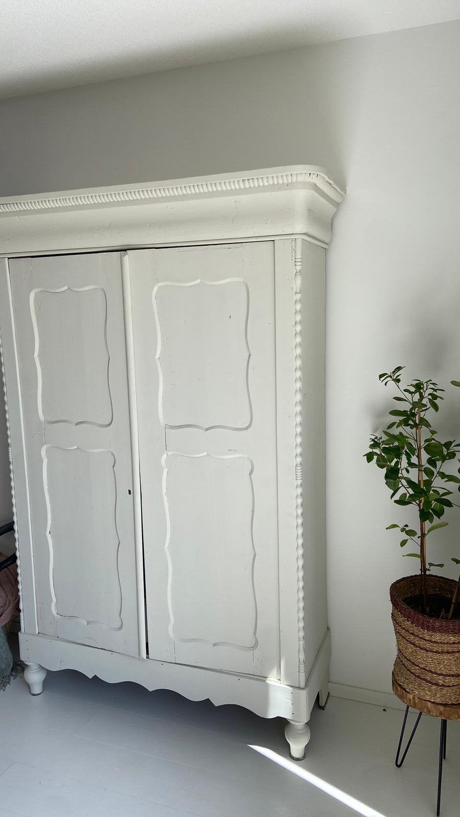 Meidenkast wit hout, Huis en Inrichting, Ophalen, Gebruikt