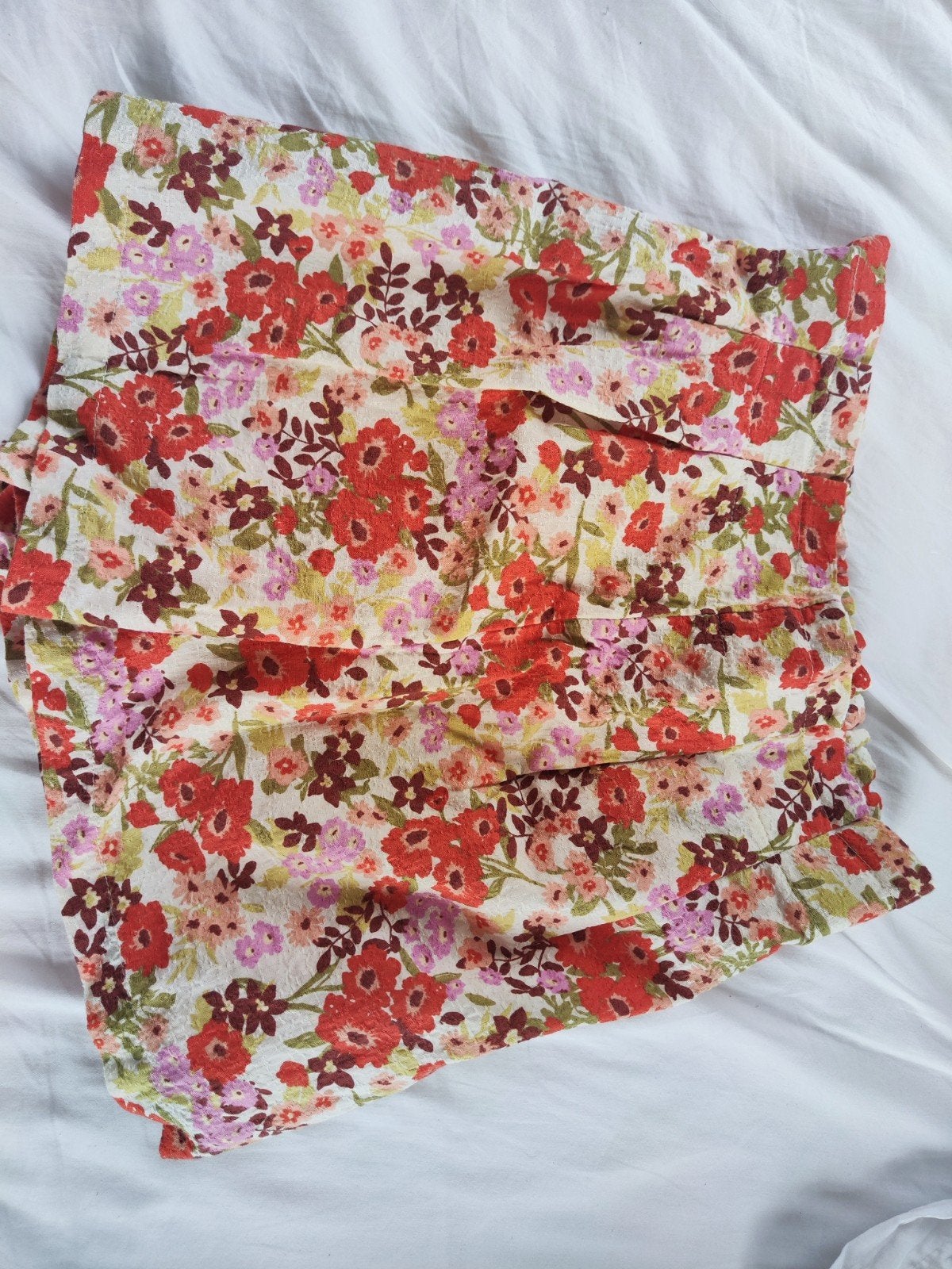 C&A Premium Bloemenprint Rokje Maat 134/140, Broek, C&A, Meisje, Nieuw