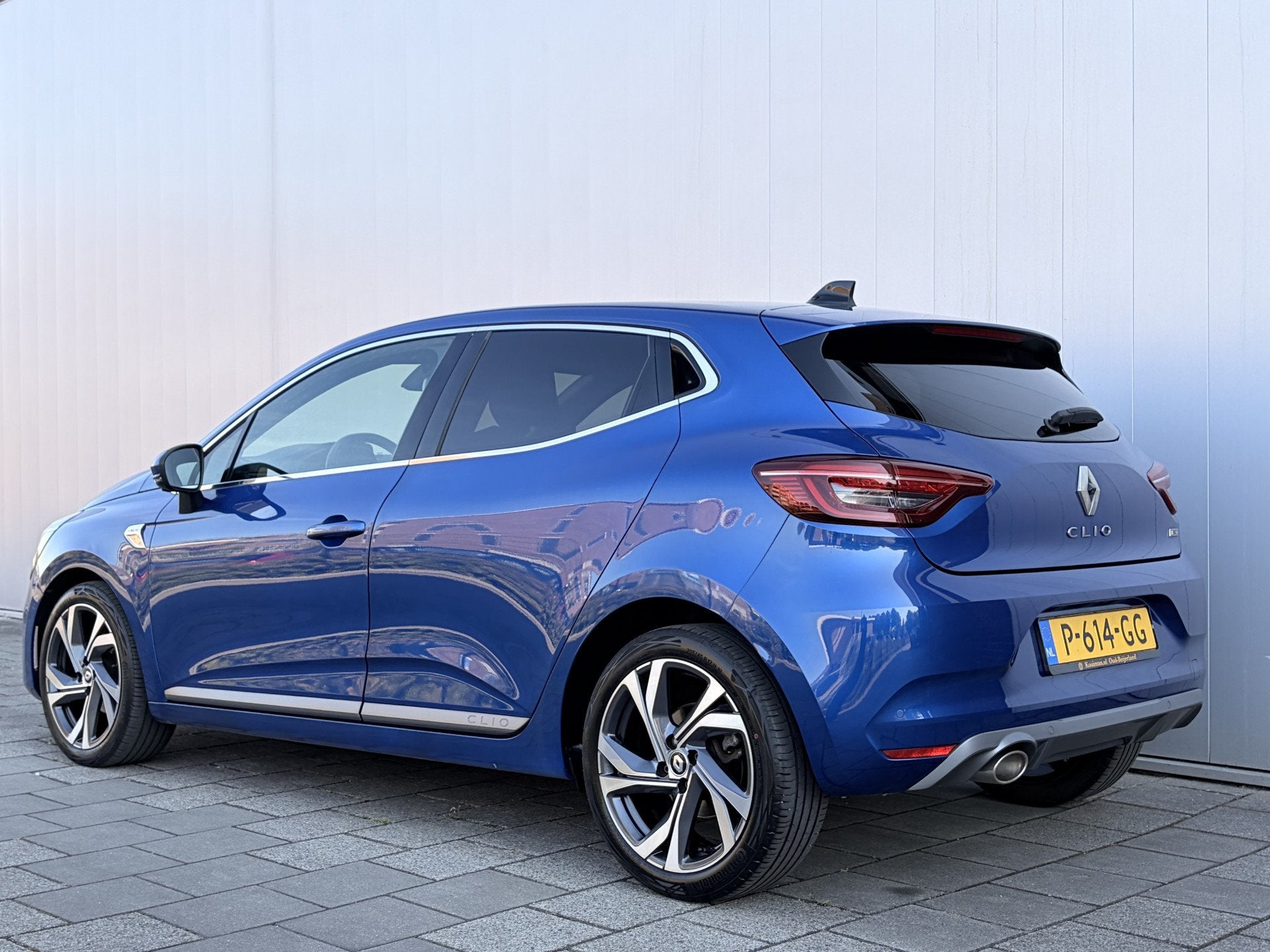 Renault Clio 1.0 TCe R.S. Line 90 Pk Navi / DAB / Apple Carp, 1071 kg, Gebruikt, Blauw, Leder en Stof