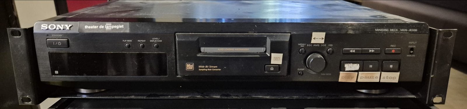 Sony Minidisc Deck MDS-JE500 - Zeldzaam en Functioneel, Ophalen of Verzenden, Minidisc-recorder