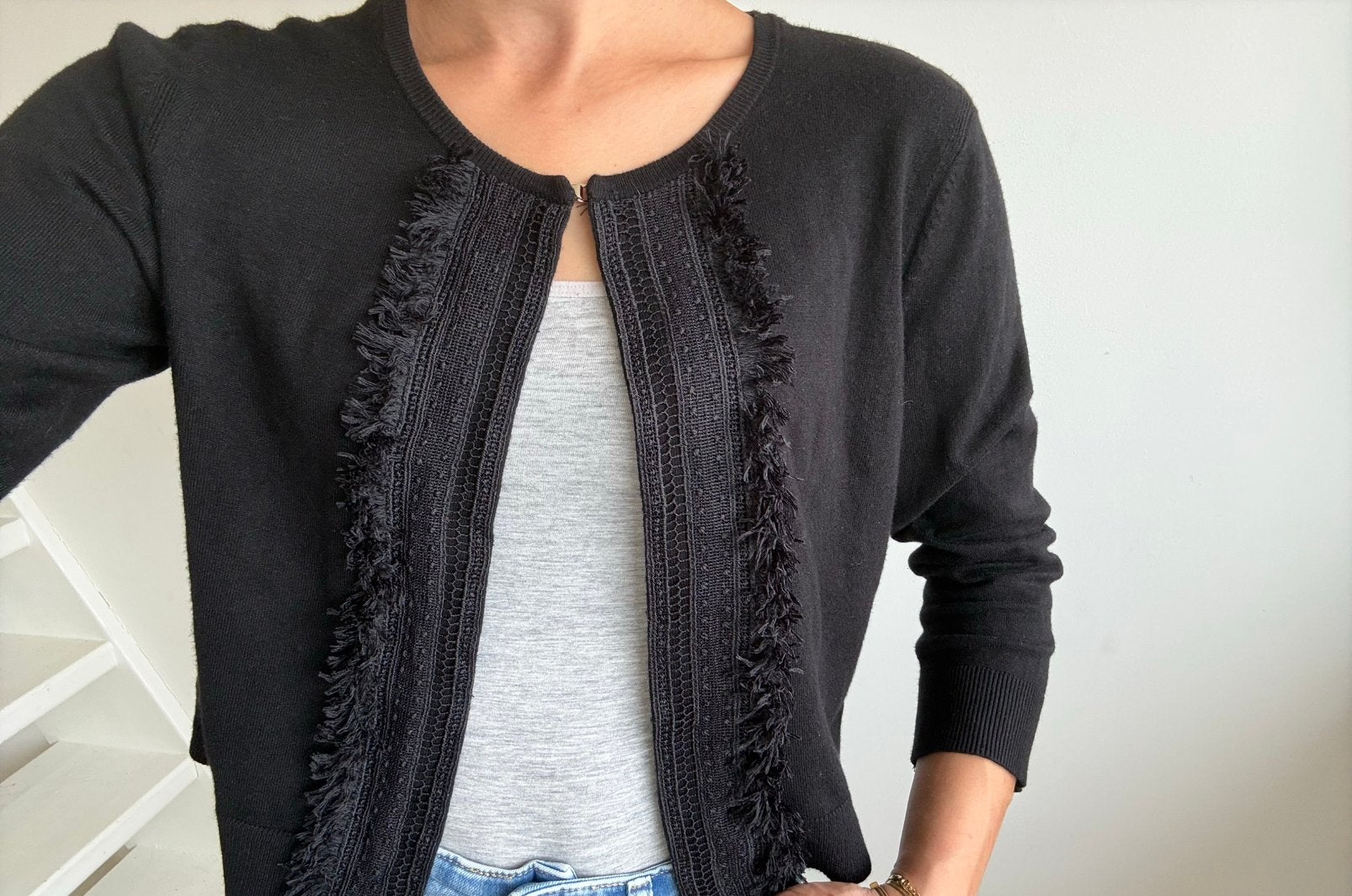 Leuk zwart Tommy Hilfiger vestje maat S/M, Ophalen of Verzenden, Gedragen, Zwart