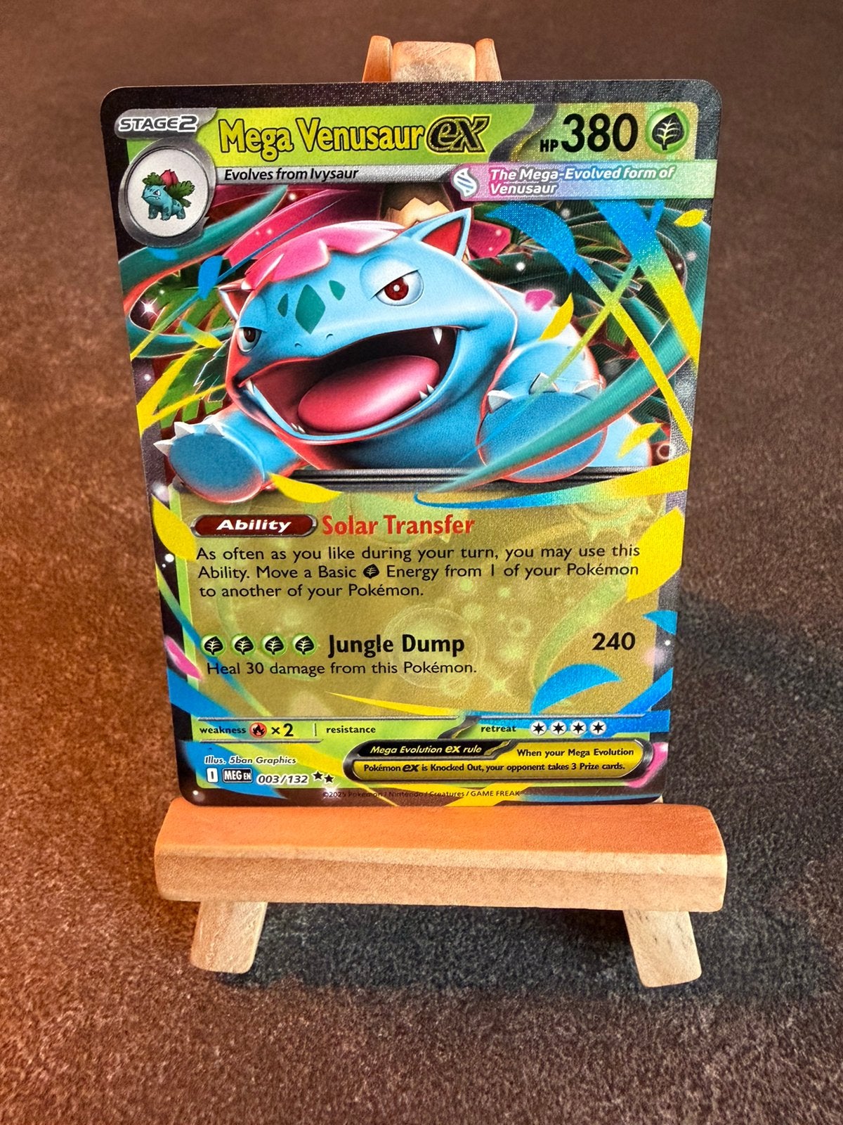 Mega Venusaur Ex Pokémon Mega Evolution, Ophalen of Verzenden, Zo goed als nieuw