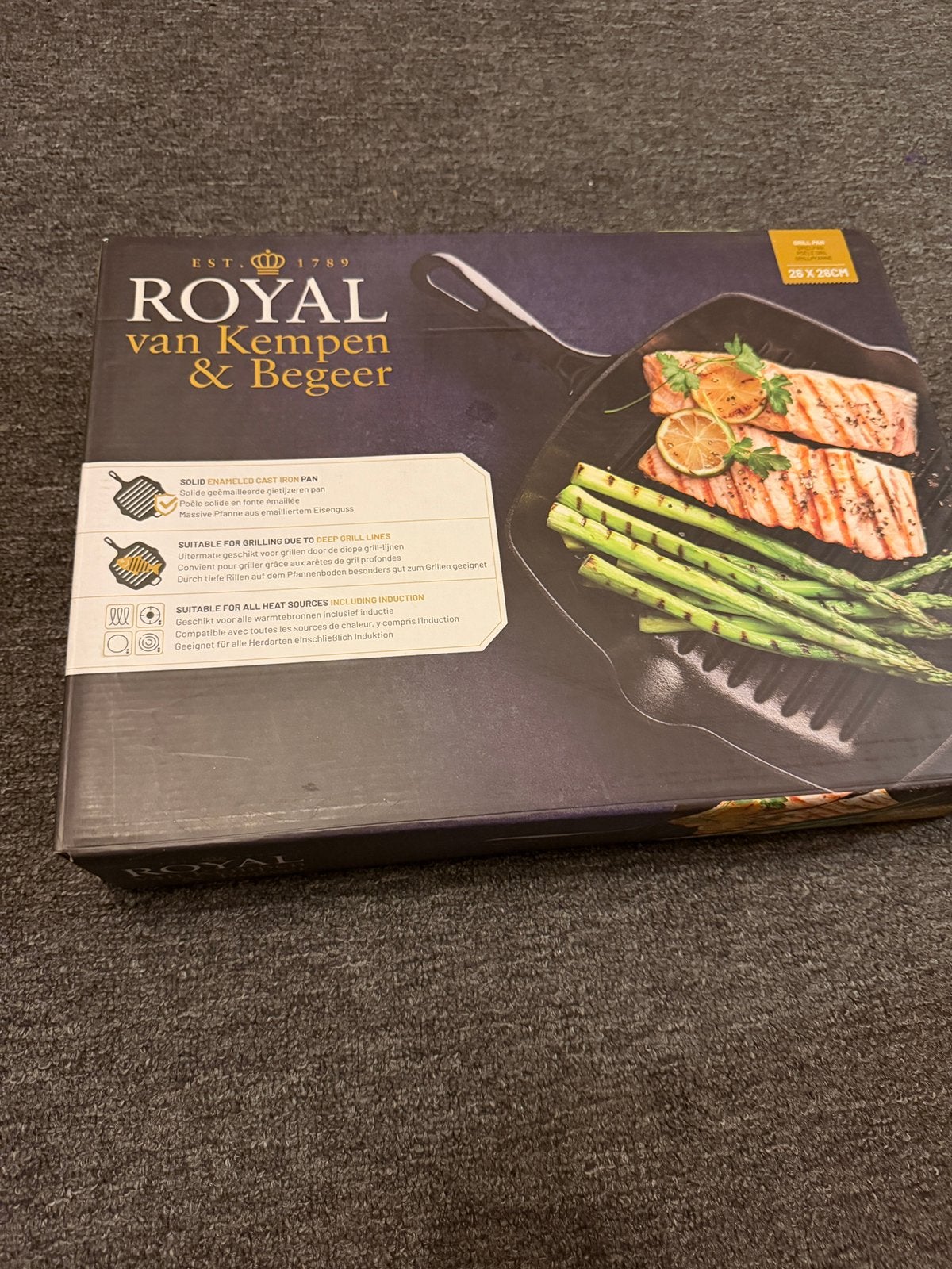 Royal van Kempen & Begeer Gietijzeren – Nieuw in doos, Huis en Inrichting, Keuken | Potten en Pannen, Ophalen, Nieuw, Gietijzer