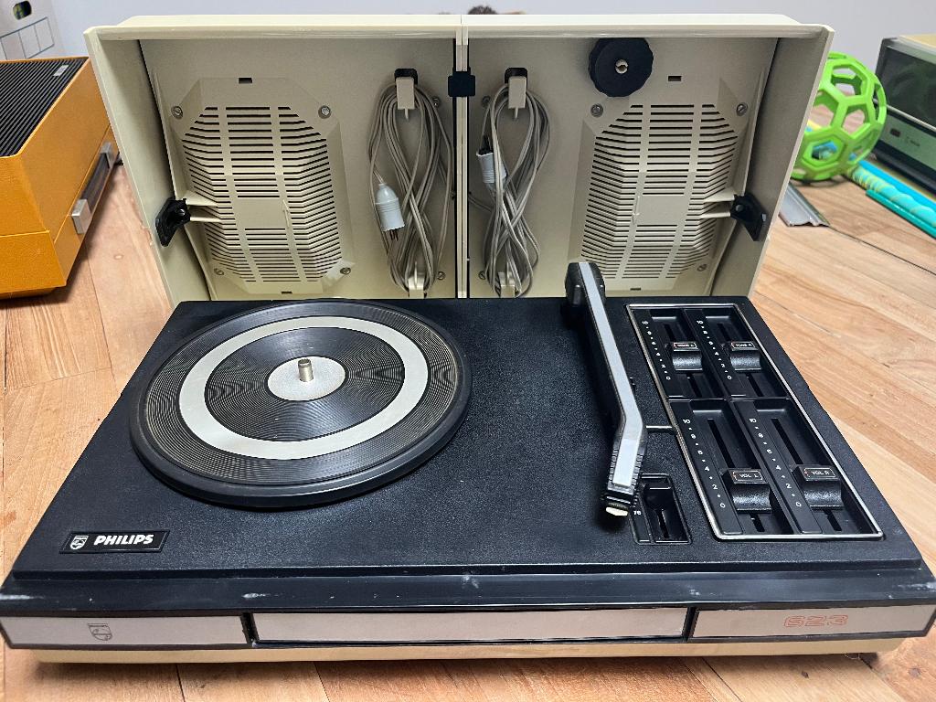 Vintage platenspeler - Philips, Ophalen, Gebruikt, Platenspeler, Philips