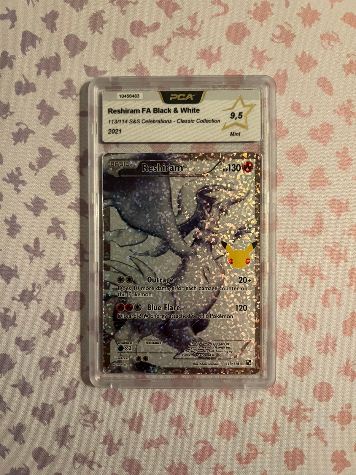 Pokémon Reshiram PCA 9.5, Ophalen of Verzenden, Nieuw, Losse kaart